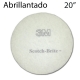 5 discos 3M para abrillantado blanco 20"