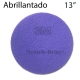 5 discos 3M para abrillantado púrpura 13"