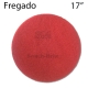 5 discos 3M para fregado rojo 17"