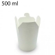 500 envases comida a domicilio blanco 500ml