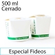 500 Envases noodle kraft 500ml