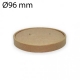 500 tapas de soperas kraft 240-470ml 96mm