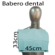 500 uds Baberos desechables sin bolsillo celeste