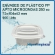 900 Envases de plastico PP 250 cc apto para microondas OUTLET