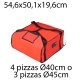 Bolsa de transporte para pizzas grandes