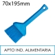 Brocha alimentaria suave 70x195mm azul
