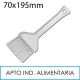 Brocha alimentaria suave 70x195mm blanco