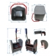 Carro de limpieza Nox con cubo doble y tapa 4