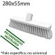 Cepillo barrer 280mm duro blanco HOST