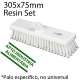 Cepillo barrer 305mm Resin Set medio blanco PROF