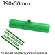 Cepillo barrer 390mm duro verde PROF
