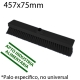 Cepillo barrer 457mm intermedio negro PROF