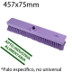 Cepillo barrer 457mm intermedio violeta PROF