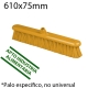 Cepillo barrer 610mm medio naranja PROF