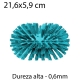 Cepillo limpia tubos cisternas duro azul
