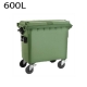Contenedor de basura 600L verde