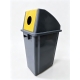 Contenedor selectivo envases y vidrio gris 60 L 3