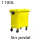Contenedores de basura 1100 Lts amarillo