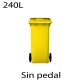 Contenedores de basura 240L amarillo503