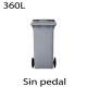 Contenedores de basura 360L gris315