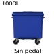 Contenedores de basura premium 1000L azul805