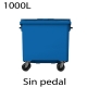 Contenedores de basura premium 1000L azul820