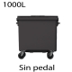 Contenedores de basura premium 1000L gris316