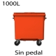 Contenedores de basura premium 1000L naranja601