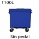 Contenedores de basura premium 1100L azul805