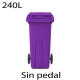 Contenedores de basura premium 240L púrpura911