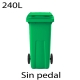 Contenedores de basura premium 240L verde406