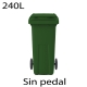 Contenedores de basura premium 240L verde411