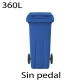 Contenedores de basura premium 360L azul805