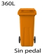 Contenedores de basura premium 360L naranja601