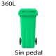 Contenedores de basura premium 360L verde420