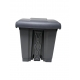Cubo de basura Corlan 30 L gris 2
