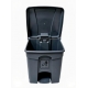 Cubo de basura Corlan 30 L gris 4