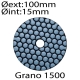 Disco diamantado H diámetro 100mm grano 1500
