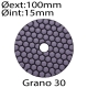 Disco diamantado H diámetro 100mm grano 30