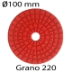 Disco diamantado R diámetro 100mm grano 220