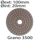Disco diamantado R diámetro 100mm grano 3500
