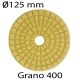 Disco diamantado R diámetro 125mm grano 400