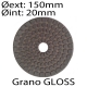 Disco diamantado R diámetro 150mm grano GLOSS