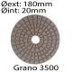 Disco diamantado R diámetro 180mm grano 3500