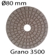 Disco diamantado R diámetro 80mm grano 3500