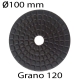 Disco diamantado T diámetro 100mm grano 120