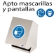 Dispensador para mascarillas y pantallas faciales