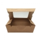 200 cajas con ventana kraft 860ml 15x12x5cm 2