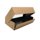 400 cajas con ventana kraft negro 835ml 19x10x5cm 2