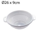 Escurridor para verduras blanco 26x9cm